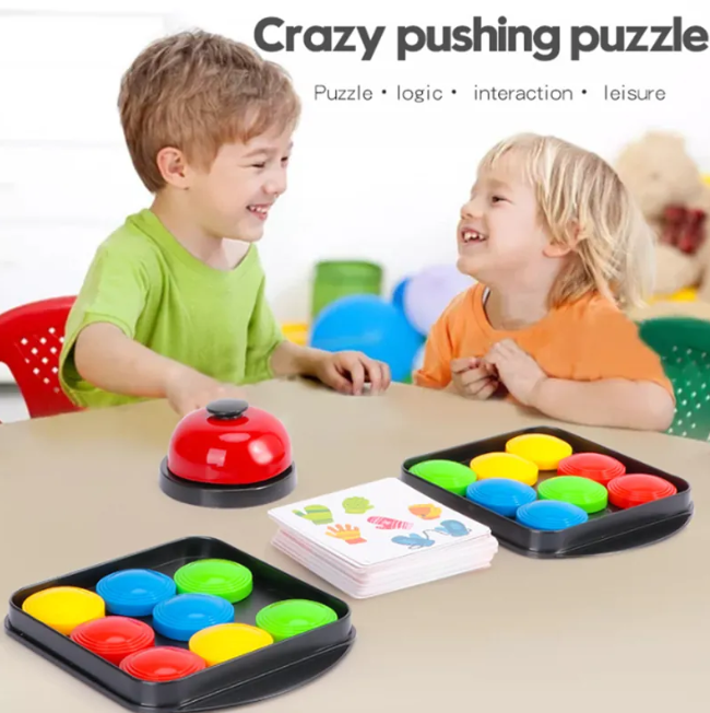 【趣味桌遊】Push The Ball Quickly | 瘋狂推推樂 | 卡片對對碰 | 益智思維訓練 | 家庭遊戲