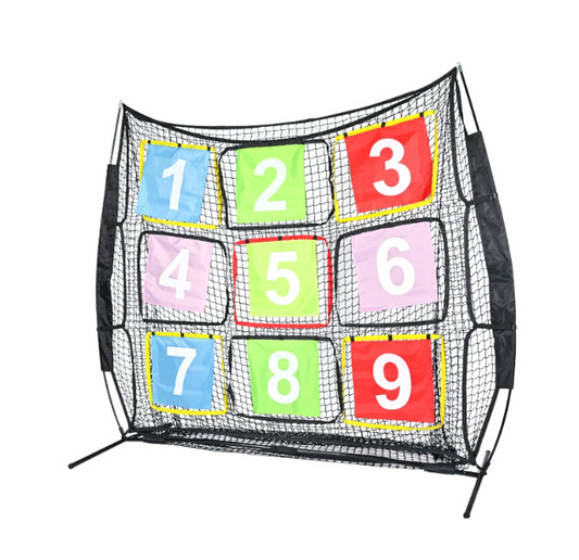 預訂款 便攜式躲避盤ADF 彩色玻璃纖維九宮格網架 2.1米