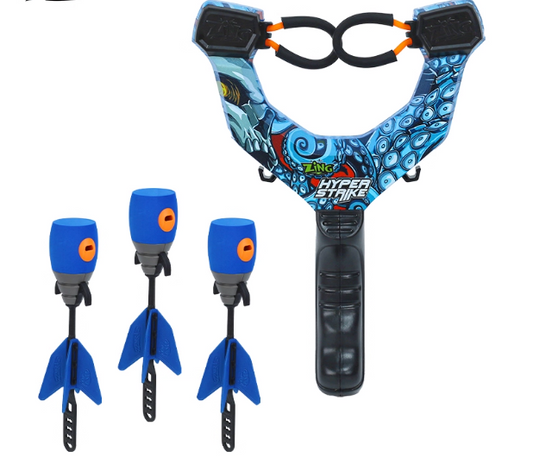 預訂款 Zing彈叉弓飛箭 飛天彈射皮筋玩具（配3支哨子箭）