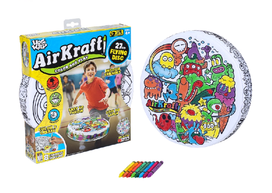 預訂款 DIY兒童親子牛津布塗鴉躲避盤（配8支蠟筆）