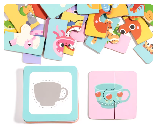 Shadow Matching Puzzle Game 親子動物影子配對遊戲