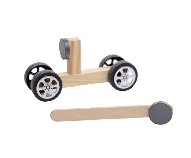 【STEAM兒童動手系列】DIY拼裝磁力小車玩具科學實驗教材包