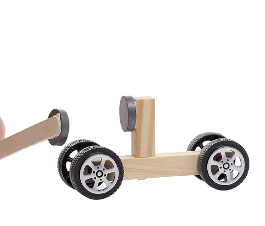 【STEAM兒童動手系列】DIY拼裝磁力小車玩具科學實驗教材包