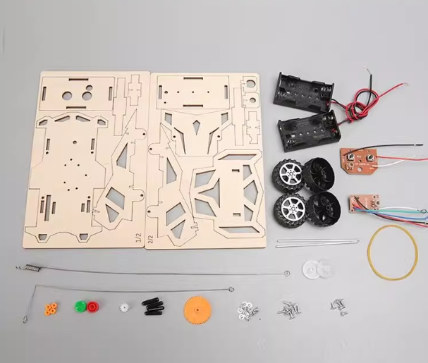 【STEAM兒童動手系列】四驅小賽車DIY科學實驗材料包