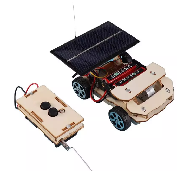 【STEAM兒童動手系列】太陽能遙控車（附帶遙控器）DIY科學實驗器材