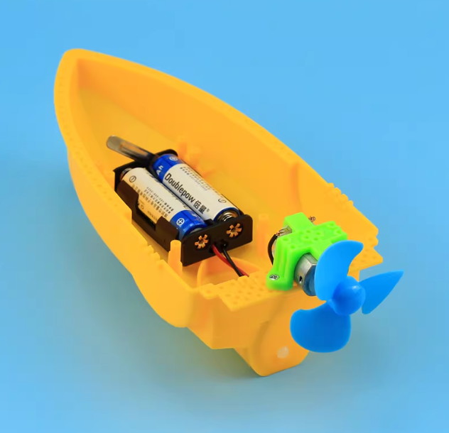 【STEAM兒童動手系列】空氣動力快艇DIY科學實驗器材