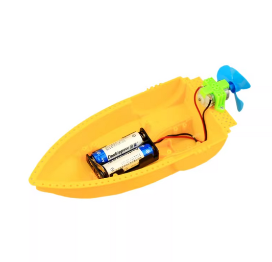 【STEAM兒童動手系列】空氣動力快艇DIY科學實驗器材