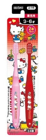 Ebisu Hello Kitty/Car/Animal Cartoon Toothbrush (for children aged 0.5-3 years old)