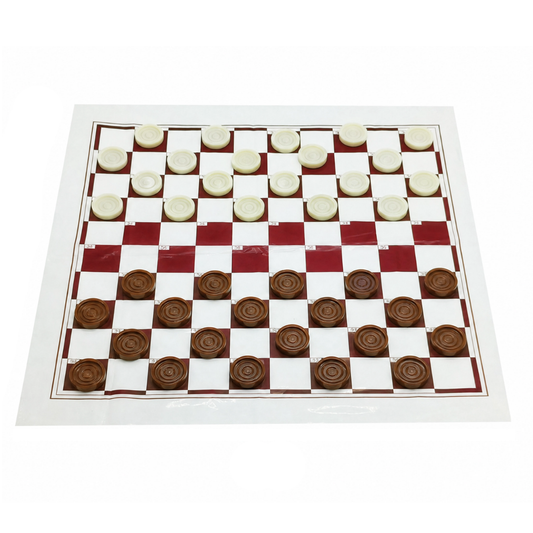 |香港國際跳棋總會| 國際跳棋100格棋盤套裝draughts 連膠盒 適合比賽 培訓