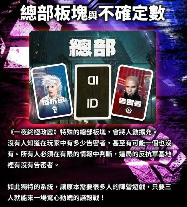One Night Revolution Traditional Chinese Version 