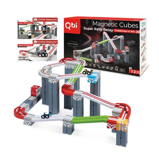 [Taiwan Qbi Exploration Series] 6 years old | Super Rally Relay Collaborate to Win (Online Challenge Card) 84pcs Super Rally Relay Collaborate to Win (Online Challenge Card)