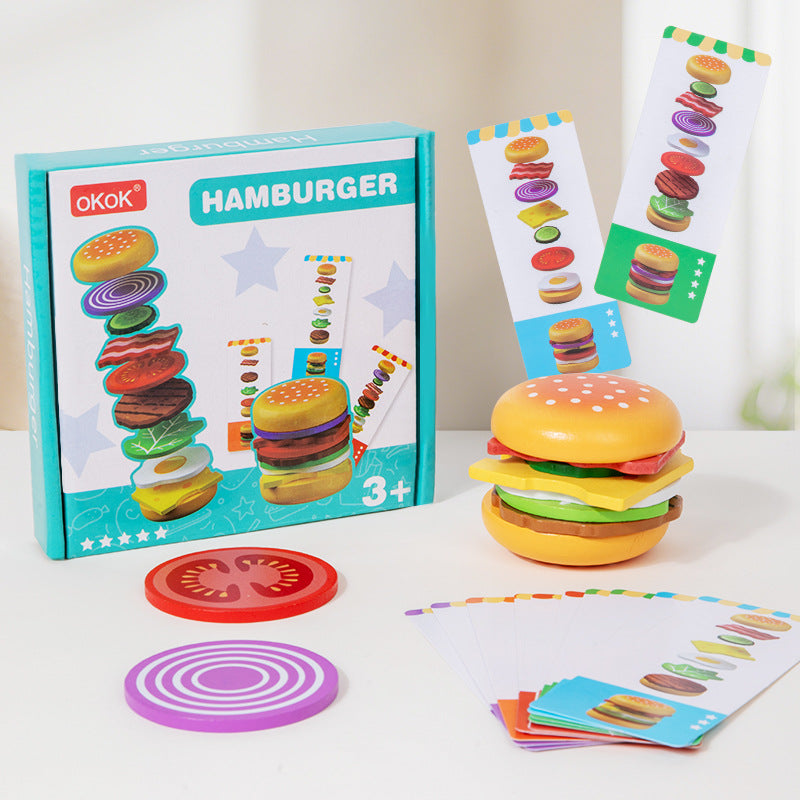 漢堡疊疊樂 Hamburger 兒童益智玩具