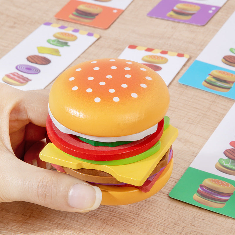 漢堡疊疊樂 Hamburger 兒童益智玩具