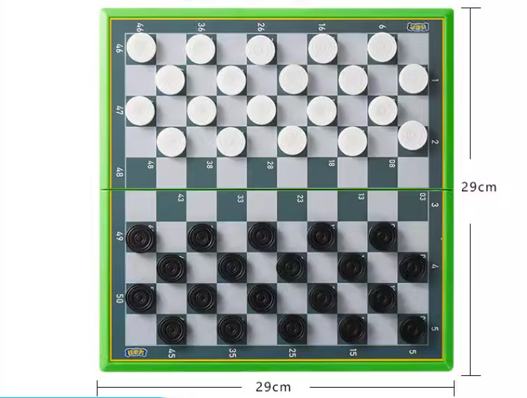 |香港國際跳棋總會|磁石國際跳棋checkers 兒童/成人100格