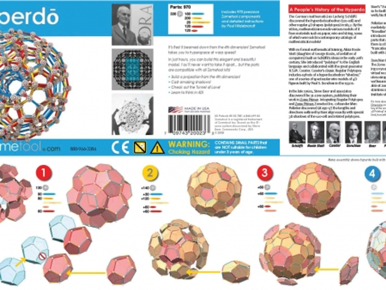 Zometool Geometric Structure Toy - The Hyperdo