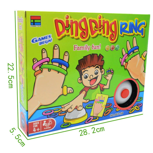 DINGDING RING Children's reaction thinking rubber ring bracelet table game
