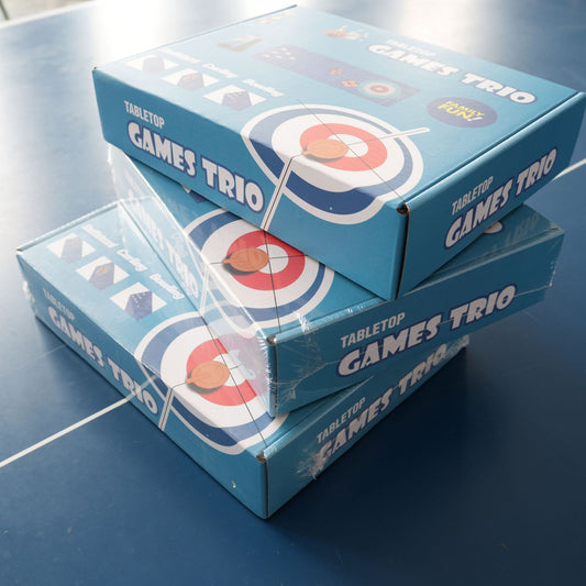 Portable Mini Table Bowling Set (with Roll-up Rubber Mat)
