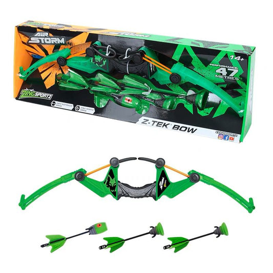 橙色/綠色 Air Storm Z-Tek Bow – Zing穿雲箭 射箭弓箭套裝60*8*19 攻防箭(顏色隨機出貨)