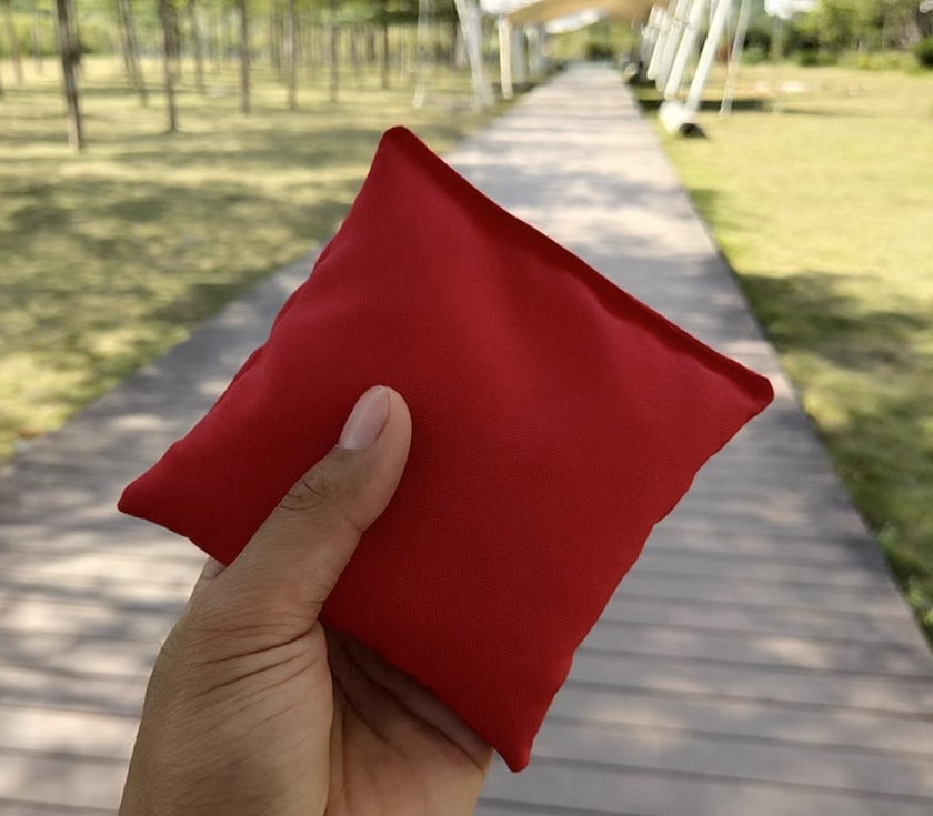【1藍+1紅】布袋(適合于木製布袋球/中型布袋球)10*10cm