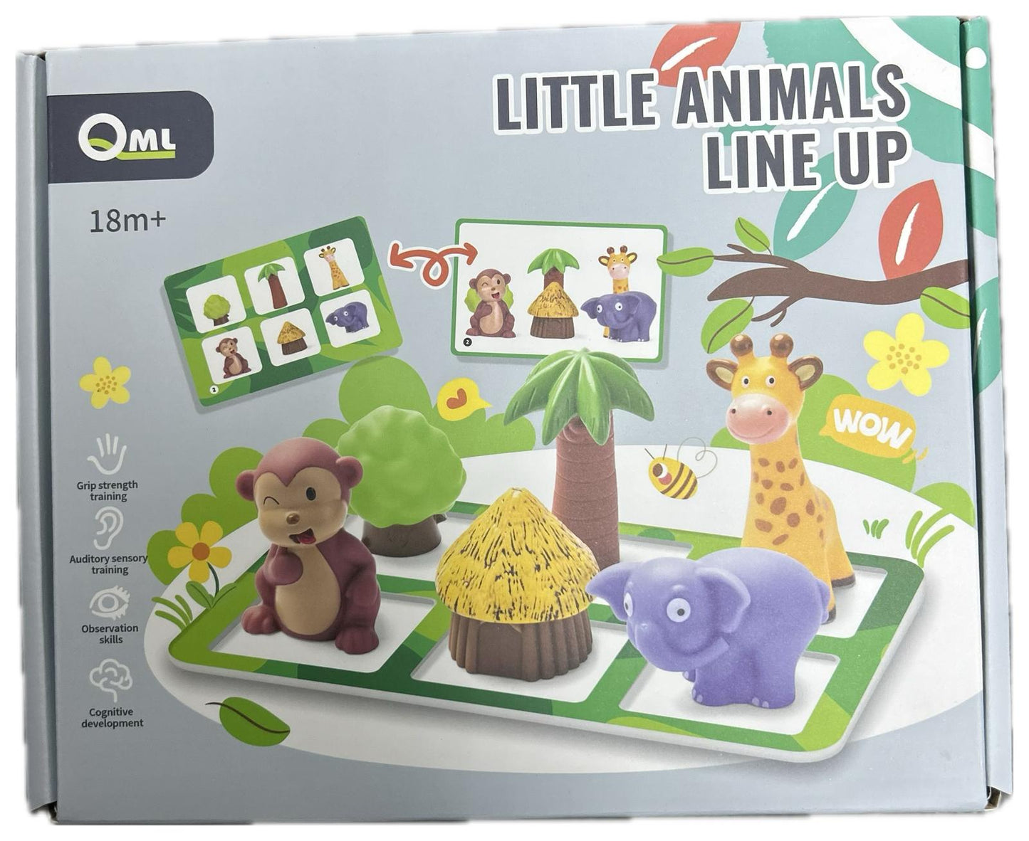 動物樂園軟膠疊疊樂 兒童教育遊戲 邏輯桌遊 26x5x21cm