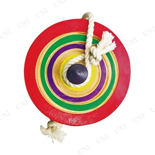 Japanese wooden toy throwing top 3 inches