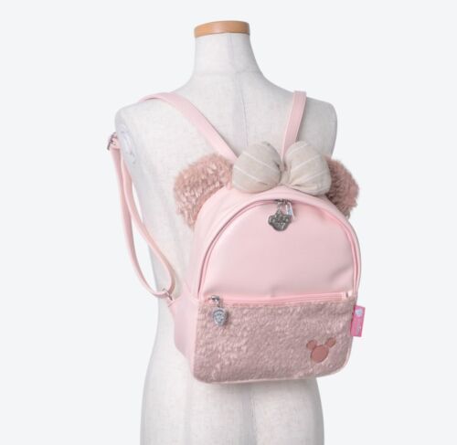 日本Tokyo Disney Resort TDS Duffy &amp; Friends Backpack ShellieMay毛绒耳朵迪士尼背包雪莉玫/达菲熊