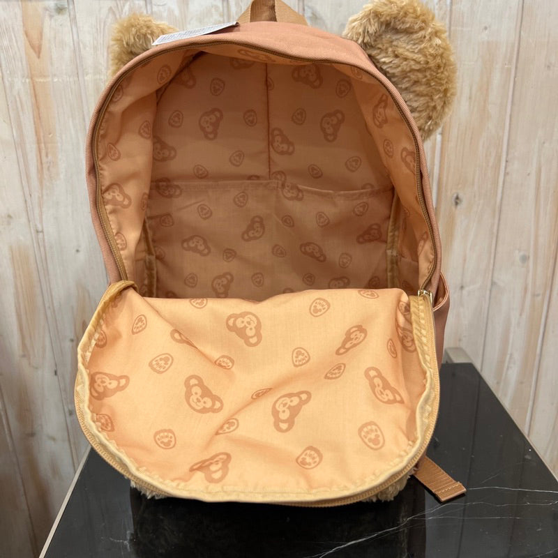 日本Tokyo Disney Resort TDS Duffy &amp; Friends Backpack ShellieMay毛绒耳朵迪士尼背包雪莉玫/达菲熊