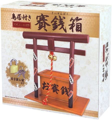 【日本東武門現貨】手作DIY 烏居塞錢箱/存錢筒日式木質禮物