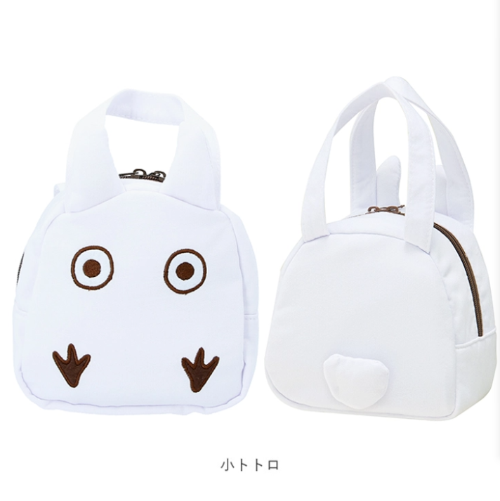 [4 types of Totoro] Lunch Bag/Baby Bottle Walking Bag Skater Die Cut Bag Sweat Material My Neighbor Totoro Little Totoro Anime Character