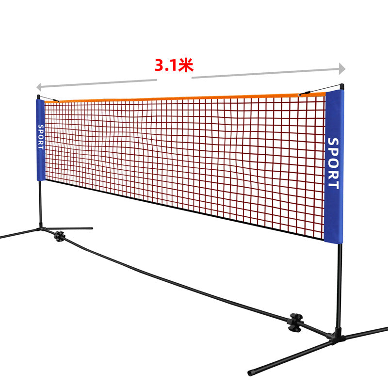 便攜式羽毛球/網球/匹克球 網架套裝(3.1/6.1米升降可調)