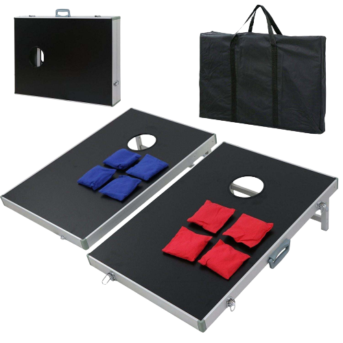 [Emerging Sports] Aluminum Plate Bag Ball Cornhole Set (If the stock is insufficient, please contact customer service online) 90*60*28 (H) cm