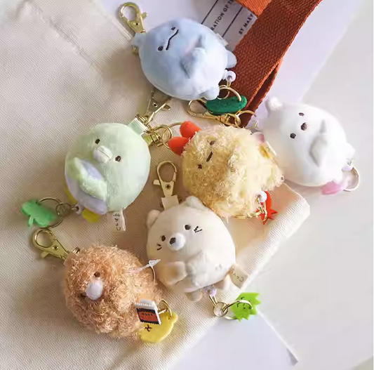 【San-X】角落生物迷你絨毛吊飾鑰匙扣