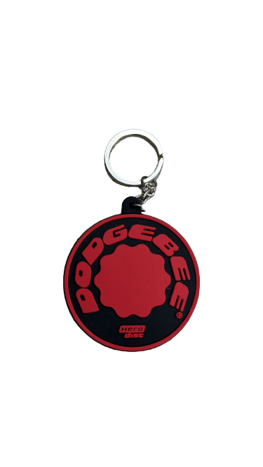 Dogebee dodging disc rubber keychain 7 colors