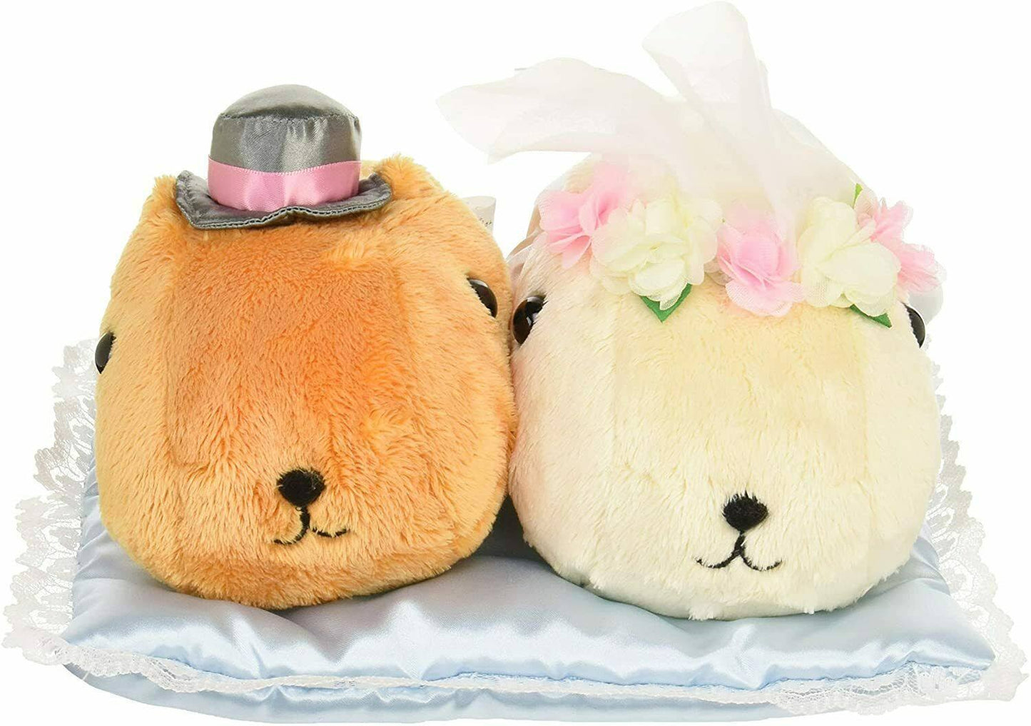 Capibara-san &amp; White-san絨玩具套裝婚禮歡迎